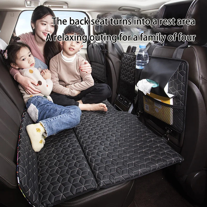 Car Non-inflatable Back Seat Folding Safety Mattress Travelling Mattress