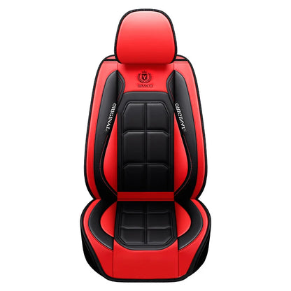Car Luxury Pu Leather Universal Auto Front Seat Protective Seat Cushion