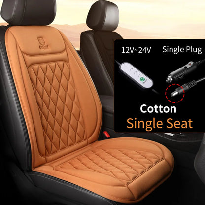 12/24v  Car Heated Seat Cover 30' Fast Heated Seat Protector Cushion