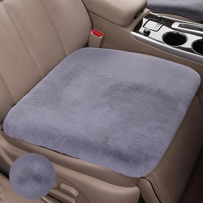 Universal Car Front Seat Plush Winter Warm Soft Seat Cushion