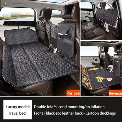 Car Non-inflatable Back Seat Folding Safety Mattress Travelling Mattress