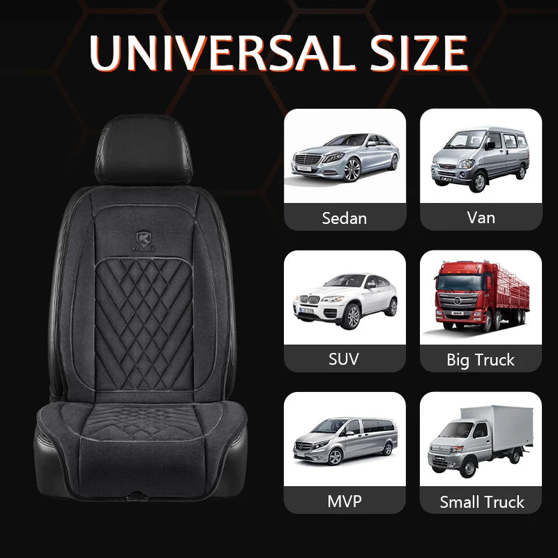 Car Truck 30' Fast Heating Heated Universal Seat Cushion 12/24v