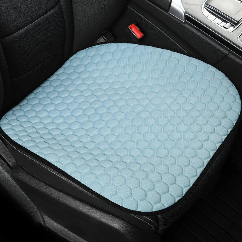 Car Summer Breathable Linen 3D Ice Silk Cushion 3 Pcs