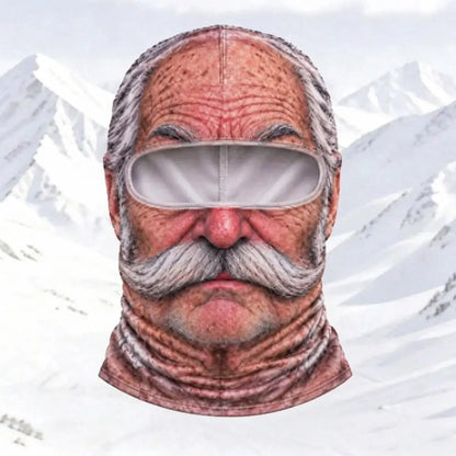 Funny 3D Face Balaclava Hat Full Face Motorcycle Riding Skiing Face Mask
