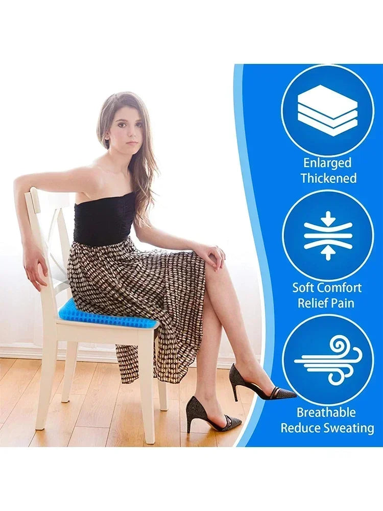 Car Gel Seat Summer Compress Soft Breathable Cushion