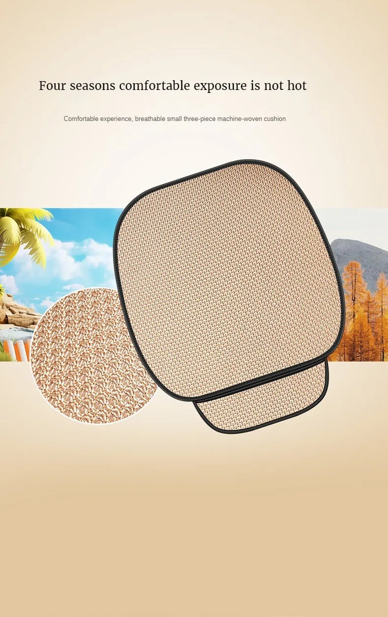 Car Summer Cool Breathable Seat Cushion 3 pcs
