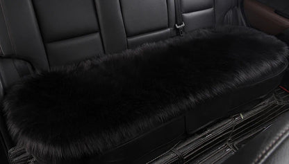 Artificial Wool Car Seat Cushion Winter Plush Auto Seat Cloak Universal Warm Car Seat Cover