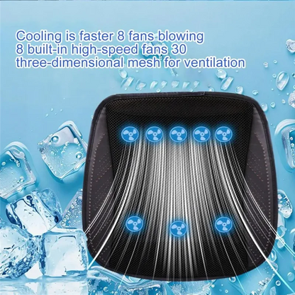 Lightweightseat Cushion With Fan USB Fan Sitting Pad 3 Speeds Adjustable Cushion For Travel Home