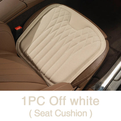 Car Seat Breathable Leather Waist Cushion Protector