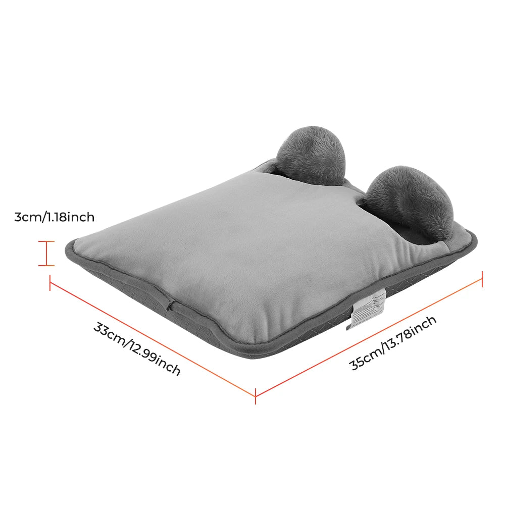 Home Office Electric Foot Fast Heating Pad Foot Warmer Heater Mat with 4 Heat Levels