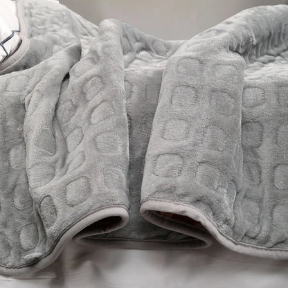 Electric Soft Flannel Heated Blanket Winter Body Warm Mat  Pad Heater