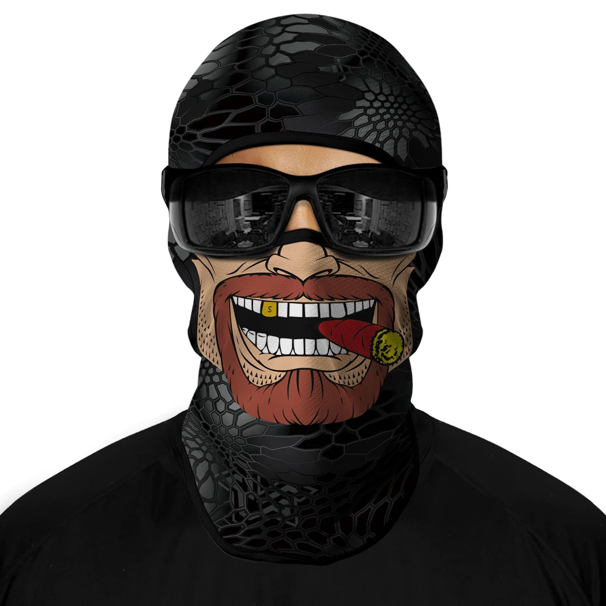 Motorcycle Full Face Sun Protection Lining Summer Breathable Skull Halloween Masks