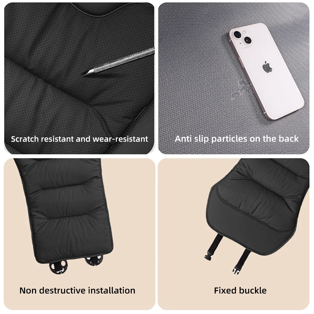 Car Breathable Split Sitting Rear Seat Protector Cushion