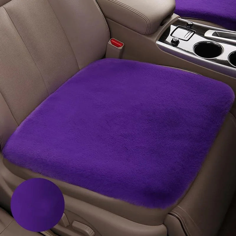 Universal Car Front Seat Plush Winter Warm Soft Seat Cushion