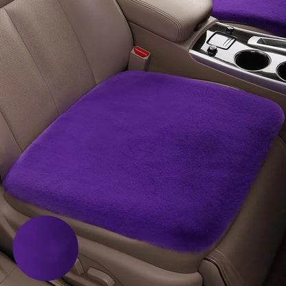 Universal Car Front Seat Plush Winter Warm Soft Seat Cushion