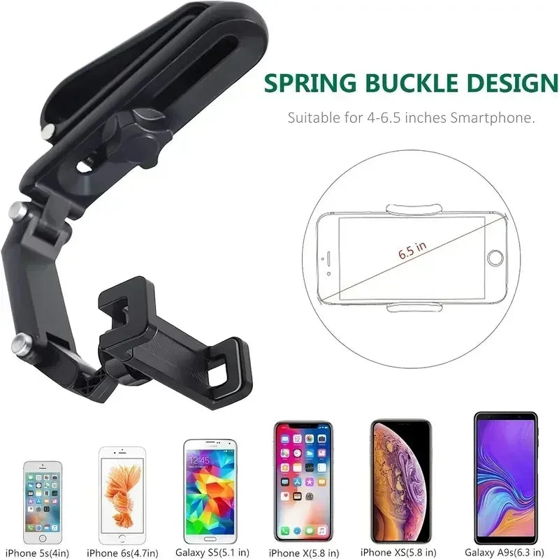 Car Multifunctional 360 Rotating Sun Visor Phone Holder