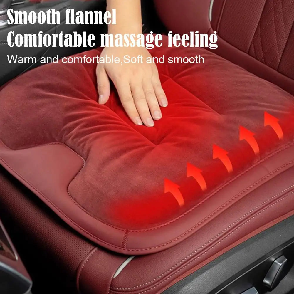 Car Flannel Universal Anti-slip Washable Winter Seat Cushion