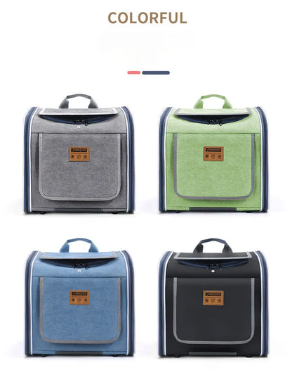 Bicycle Carrying Cat Dog Pet Bag Portable Backpack Organizer
