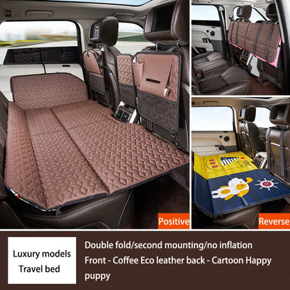 Car Non-inflatable Back Seat Folding Safety Mattress Travelling Mattress