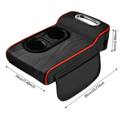 Car Armrest Cover Heightening Pad Storage Organizer