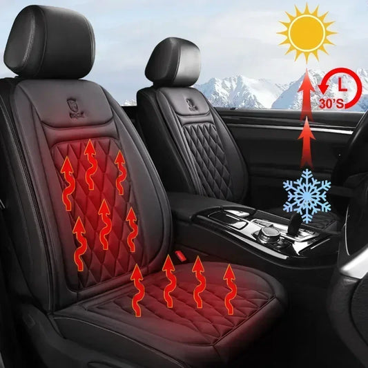 Car 12V/24V Quick Heating Flannel Warm Winter Cushion