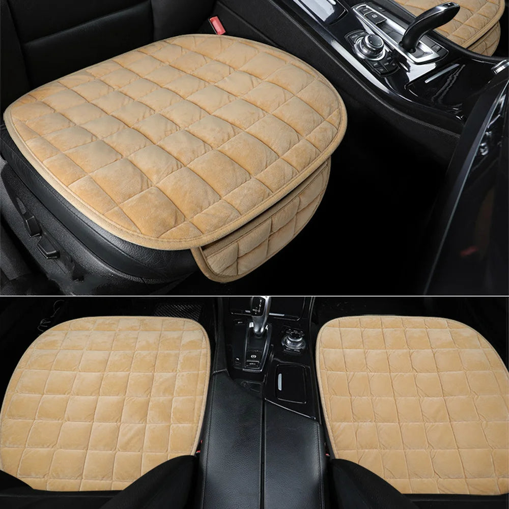 Car Universal Winter Warm Seat Anti-slip Front Chair Seat Breathable Cushion