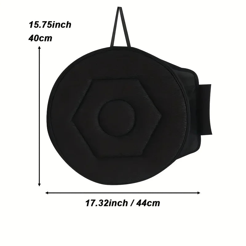 Car Non-Slip Polyester Fiber 360° Rotating Seat Cushion