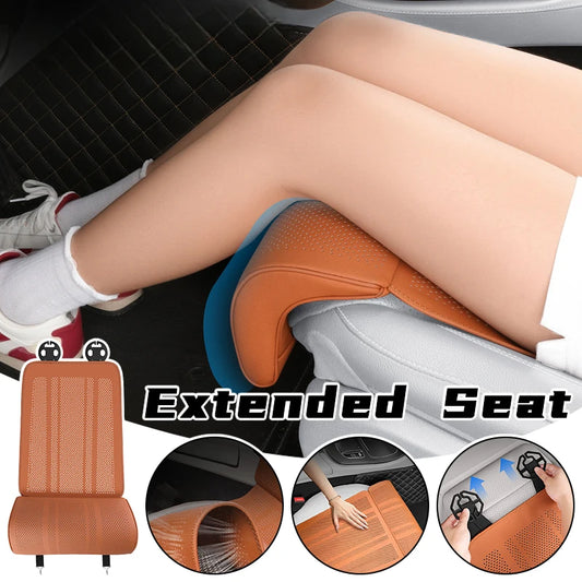 Car Seat Extender Pad Leg Support Memory Foam Knee Cushion