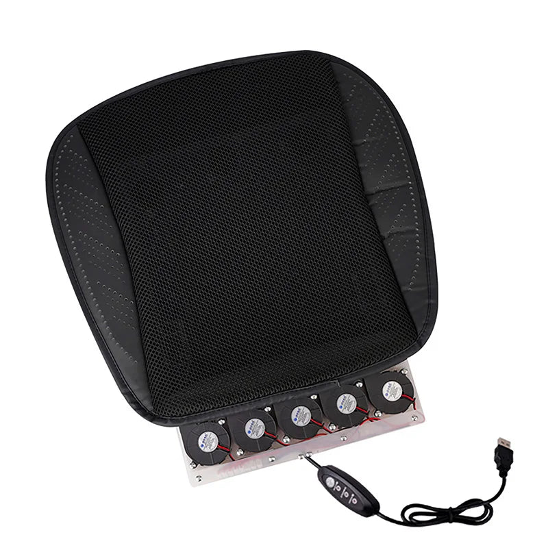 Car Summer Cool Air Ventilation Breathable Ice Silk Seat Cushion
