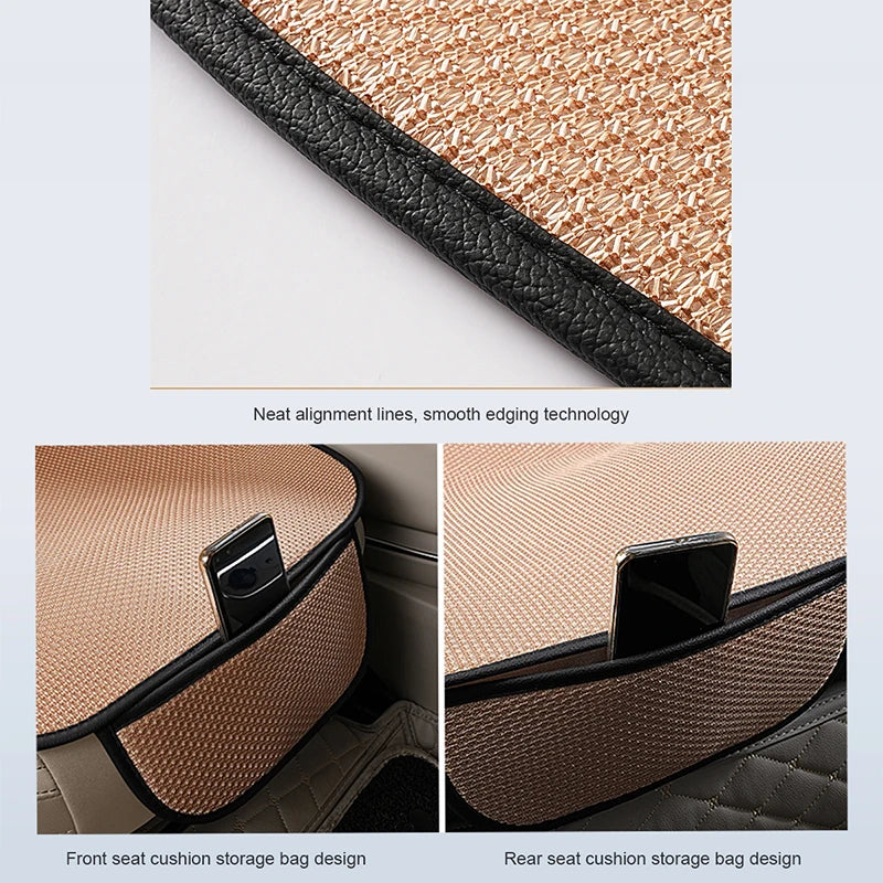 Car Summer Cool Breathable Seat Cushion 3 pcs