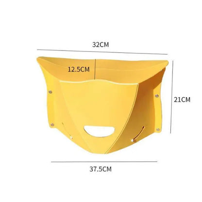 Outdoor Camping Folding Stool Plastic Chair Easy Carry Mini Seat Chair