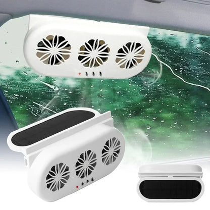 Car Exhaust Fan 3 Head Electric Cooling USB Purifiers