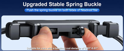 Car Dual-Head Rear USB Powered 360°Rotation Cooling Fan