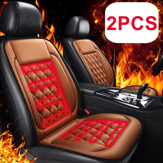 Car Winter Seat Heating 12V Thermal Winter Cushion 2PCS