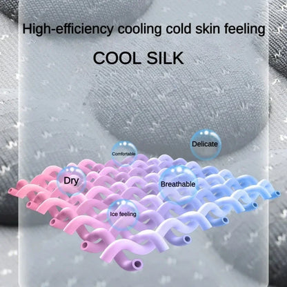 Car Cushion Summer Cool Cushion Ice Silk Seat Cover Cars Cushion Seasonal Universal