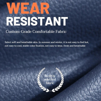 Car Perforated Leather  Front Bottom Anti-Slip Universal Seat Cushion