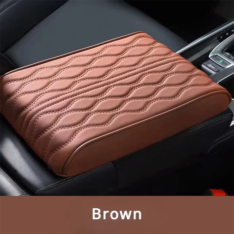 Car Armrest Boost Pad Heighten Leather Protection Cushion