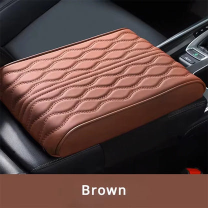 Car Armrest Boost Pad Heighten Leather Protection Cushion