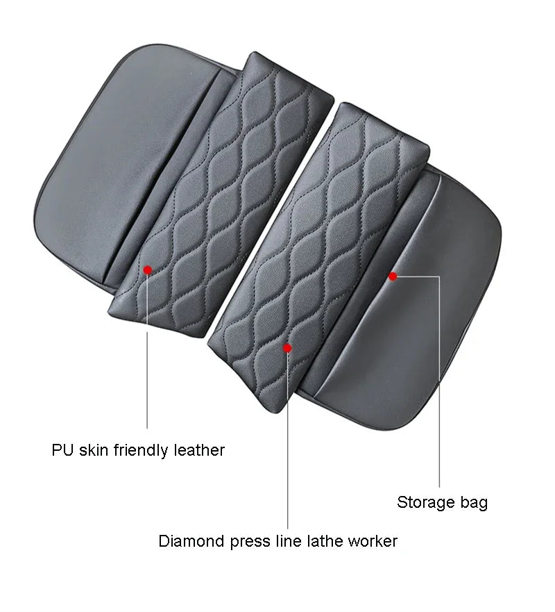 Car Center Console Armrest Box Cover Pad Organizer For Mercedes Benz E Class