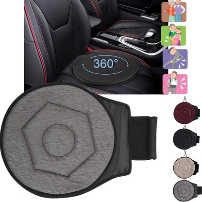 Car Non-Slip Polyester Fiber 360° Rotating Seat Cushion