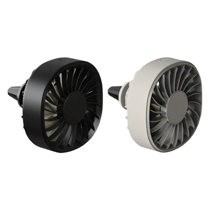 Car Powerful USB Colorful LED Light Low Noise Vent Clip Fan