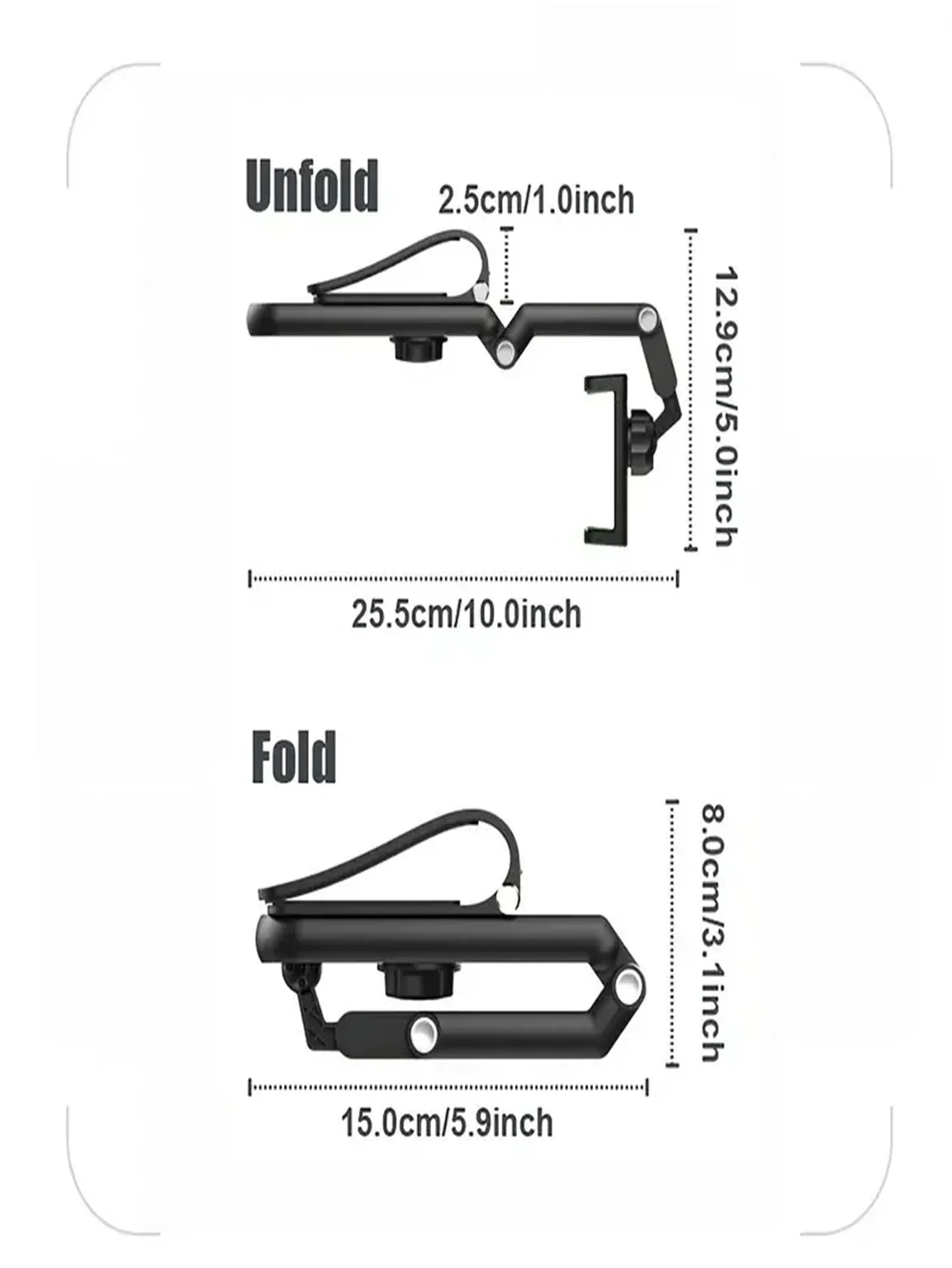 Car Multifunctional 360 Rotating Sun Visor Phone Holder