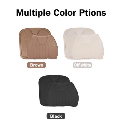 Car Seat Breathable Leather Waist Cushion Protector