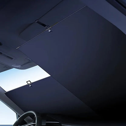 Car Retractable Sun Visor Front Windshield Sunshade Protection