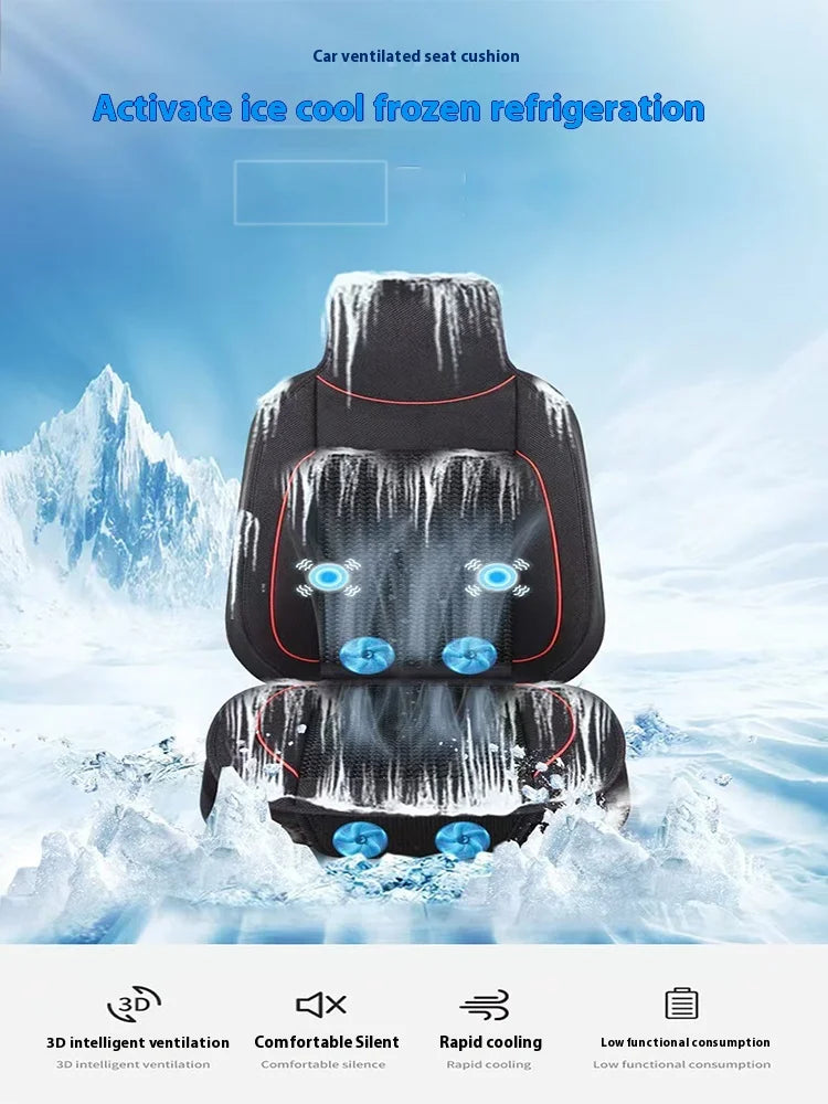 12V Summer Cool Cushion Seat Ventilation Car Cushion Air Conditioning Cooling