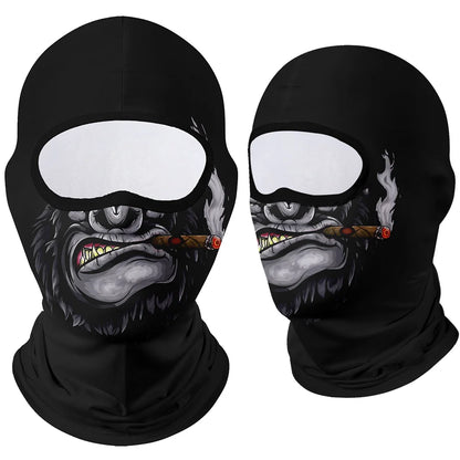 Motorcycle Face Mask Clown Ghost Skull Breathable Windproof UV Sun Dust Protective Mask