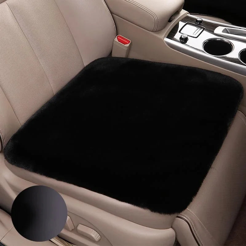 Universal Car Front Seat Plush Winter Warm Soft Seat Cushion