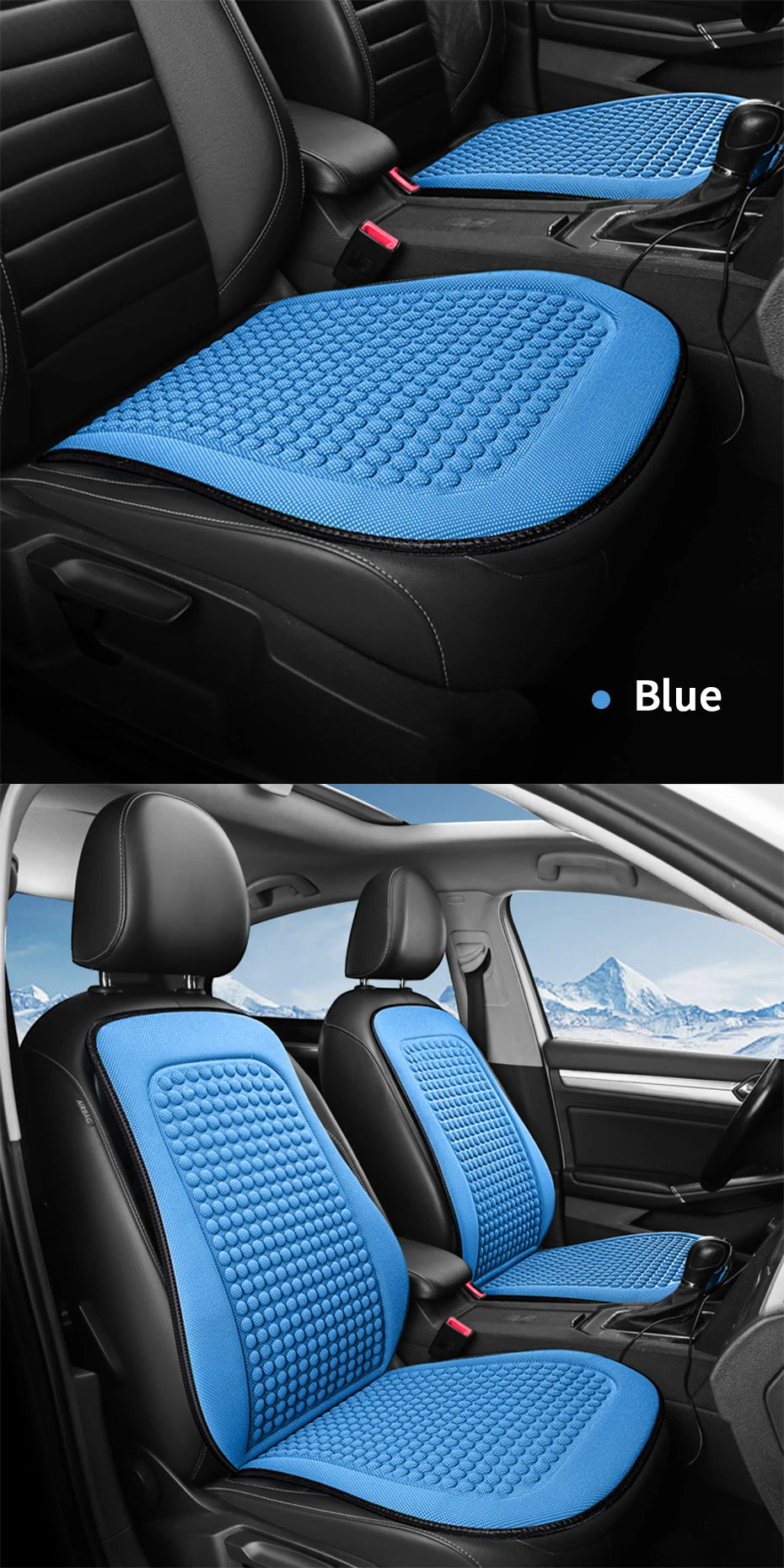 Car Summer Cooling  Breathable Bump Massage Seat Cushion