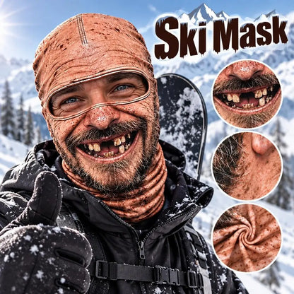 Funny 3D Face Balaclava Hat Full Face Motorcycle Riding Skiing Face Mask
