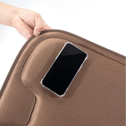 Car Seat Breathable Leather Waist Cushion Protector